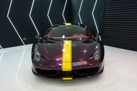 2014 Ferrari 458 Italia, Carbon Fiber Driver Zone + LEDs, GCC Specs!!