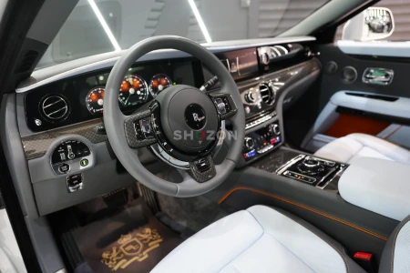 2024 Rolls-Royce Ghost Black Badge, Two-Tone, Rear Entertainment, Bespoke Audio, Dealer Warr + Serv!