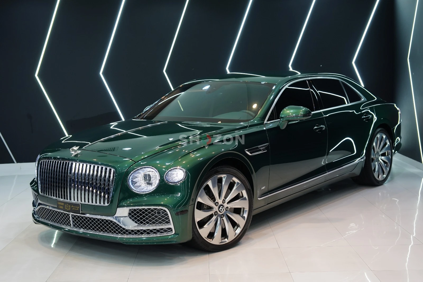 2022 Bentley Flying Spur V8, Mulliner Driving Specs, Rare Green, Rear Touchscreen!!