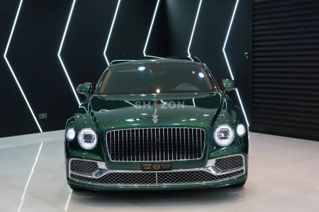 2022 Bentley Flying Spur V8, Mulliner Driving Specs, Rare Green, Rear Touchscreen!!