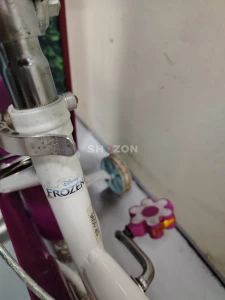 14in Spartan white purple kids city bike in brand new condition for sale