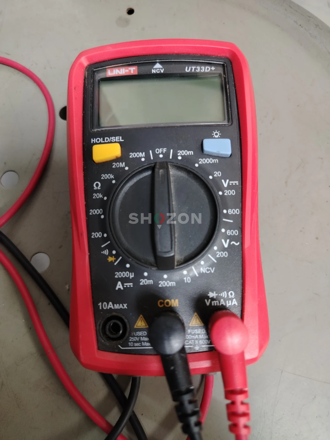 Preowned UNI-T UT33D+ Palm Size LCD Pocket Digital Tester Meter Multimeter