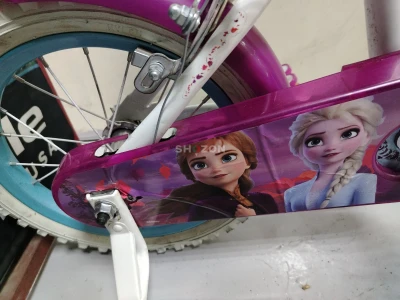 14in Spartan white purple kids city bike in brand new condition for sale