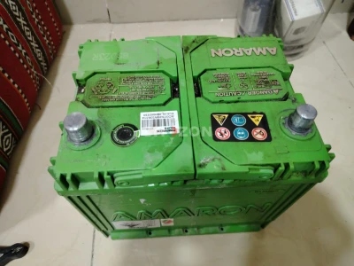 Preowned Amaron car damaged battery 12v 60Ah for sale
