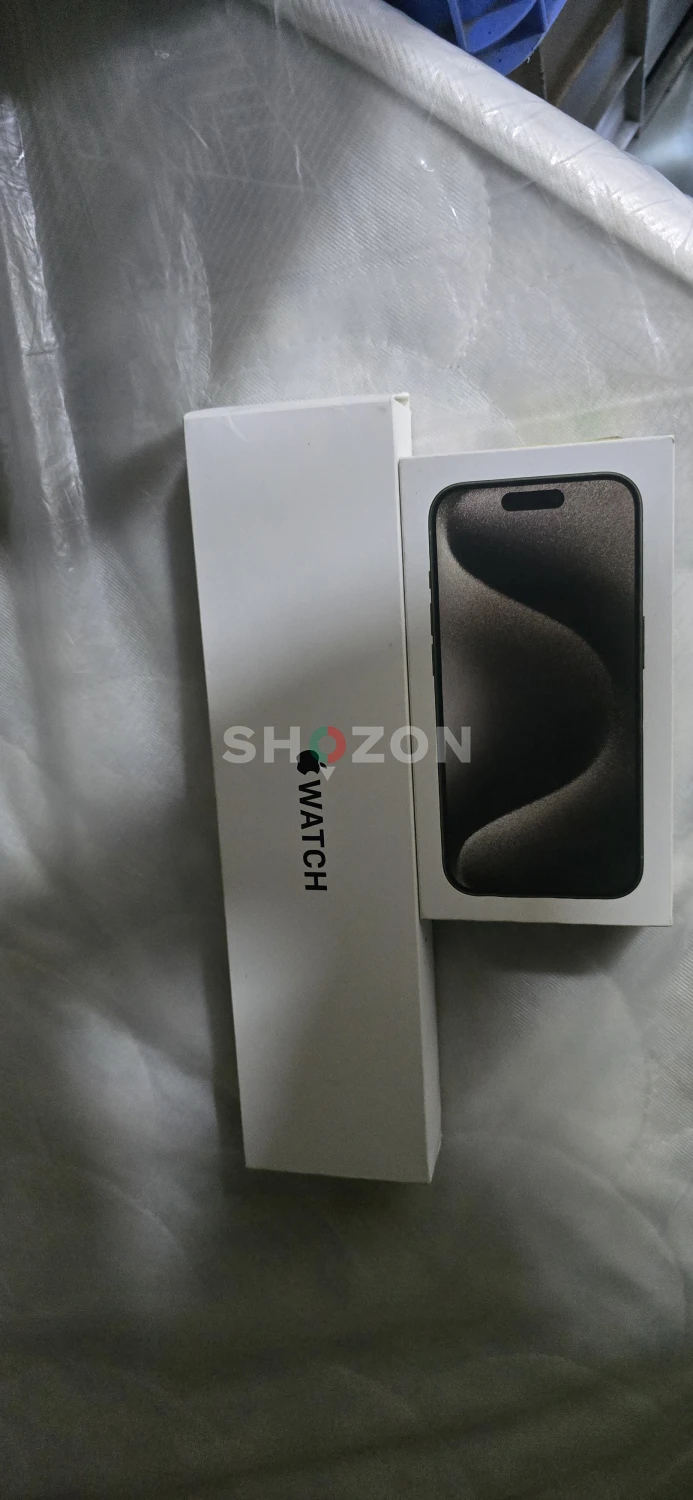 iPhone 15 pro 128 gb Middle east version and watch se