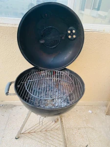 Portable BBQ Grill - Heavy-Duty Cast Iron Outdoor Gril