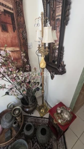 hanging light and standing light 