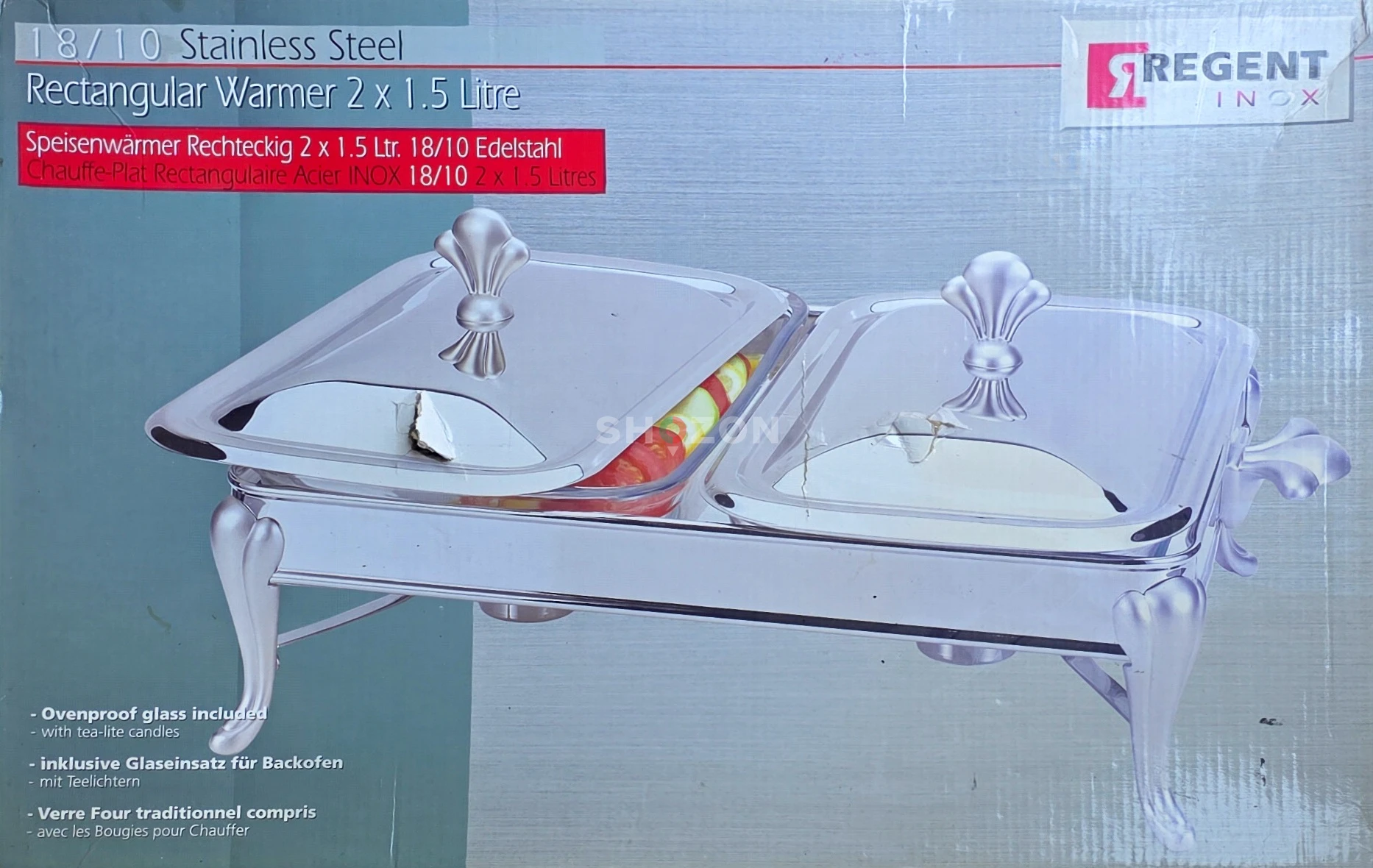 tea warmer rectangular warmers glass included 