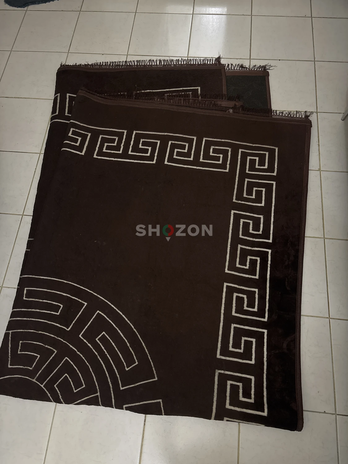 Elegant Brown Area Rug – Perfect for Any Room!