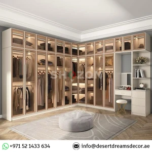 Walk-in Closets in Abu Dhabi | Sliding Door Wardrobes | Built-in Cabinets Uae.