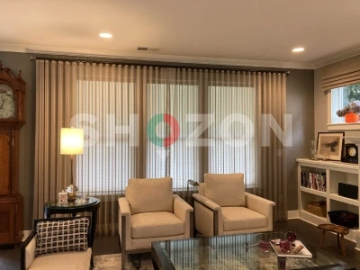 Elegant Floor-Length Linen Curtains – Neutral Beige | Premium Drapes for Living Room & Bedroom