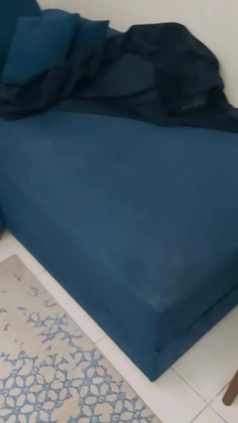 dark blue Sofa 