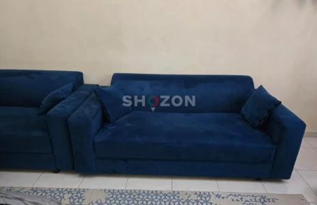 dark blue Sofa 