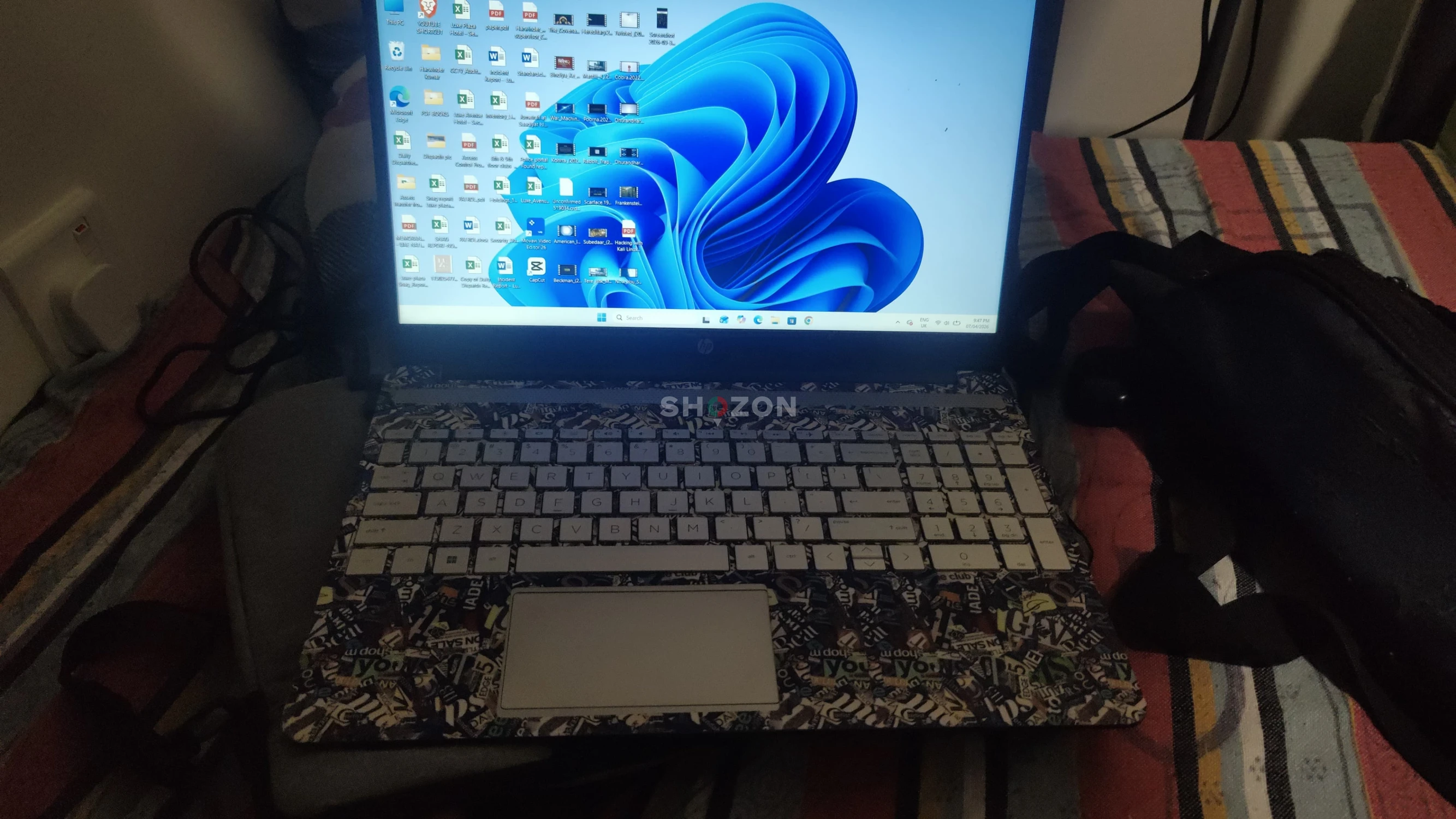 15.6-inch Laptop with Custom Skin — Working Windows Laptop