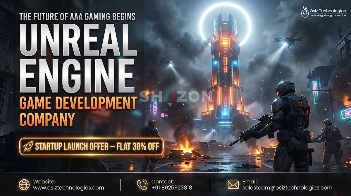 Step into AAA Game Development with Unreal Engine Experts - Flat 30% Startup Deal