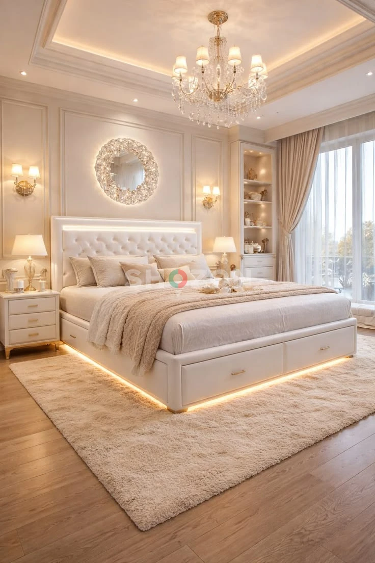 "Sleep in Style – Luxury Queen Bed Awaits!"