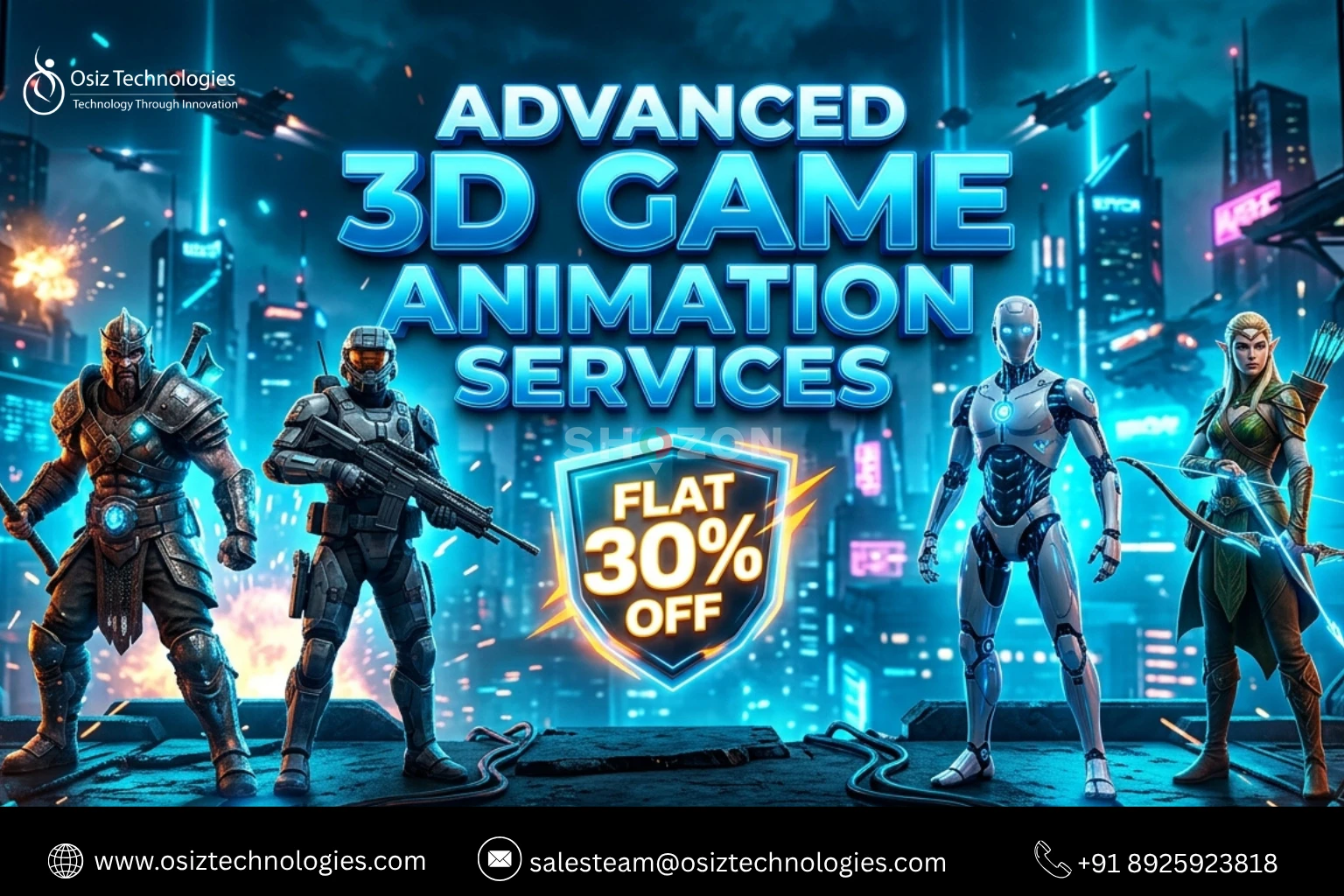  3D Game Animation Experts for Cinematic Game Experience