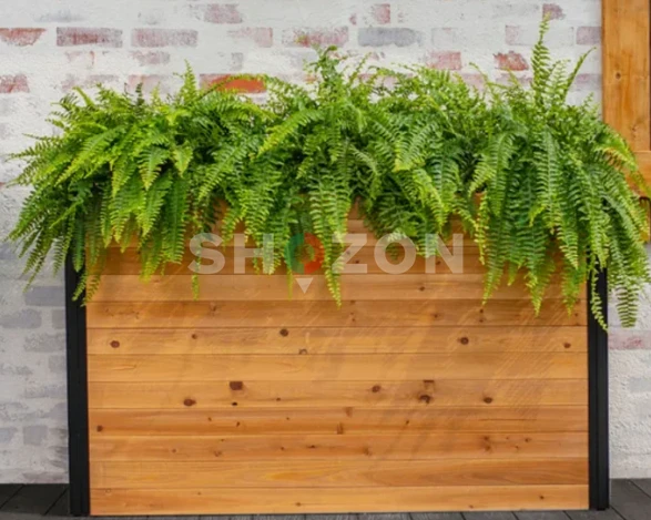 Vita Mezza 16 in. × 59 in. Parklette Planter