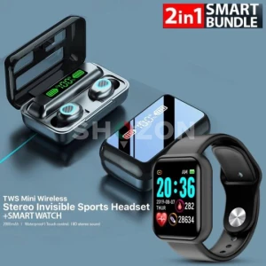 Smart Watch With Earbuds