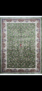 Green colour Persian carpets 8x11ft | 250x350cm 