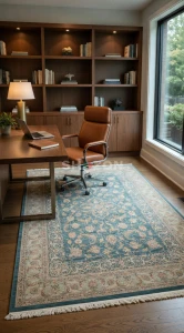 turquoise colour carpet 7x10ft | 250x350cm 