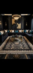 black colour Persian carpet 10x16ft | 3x5 meter