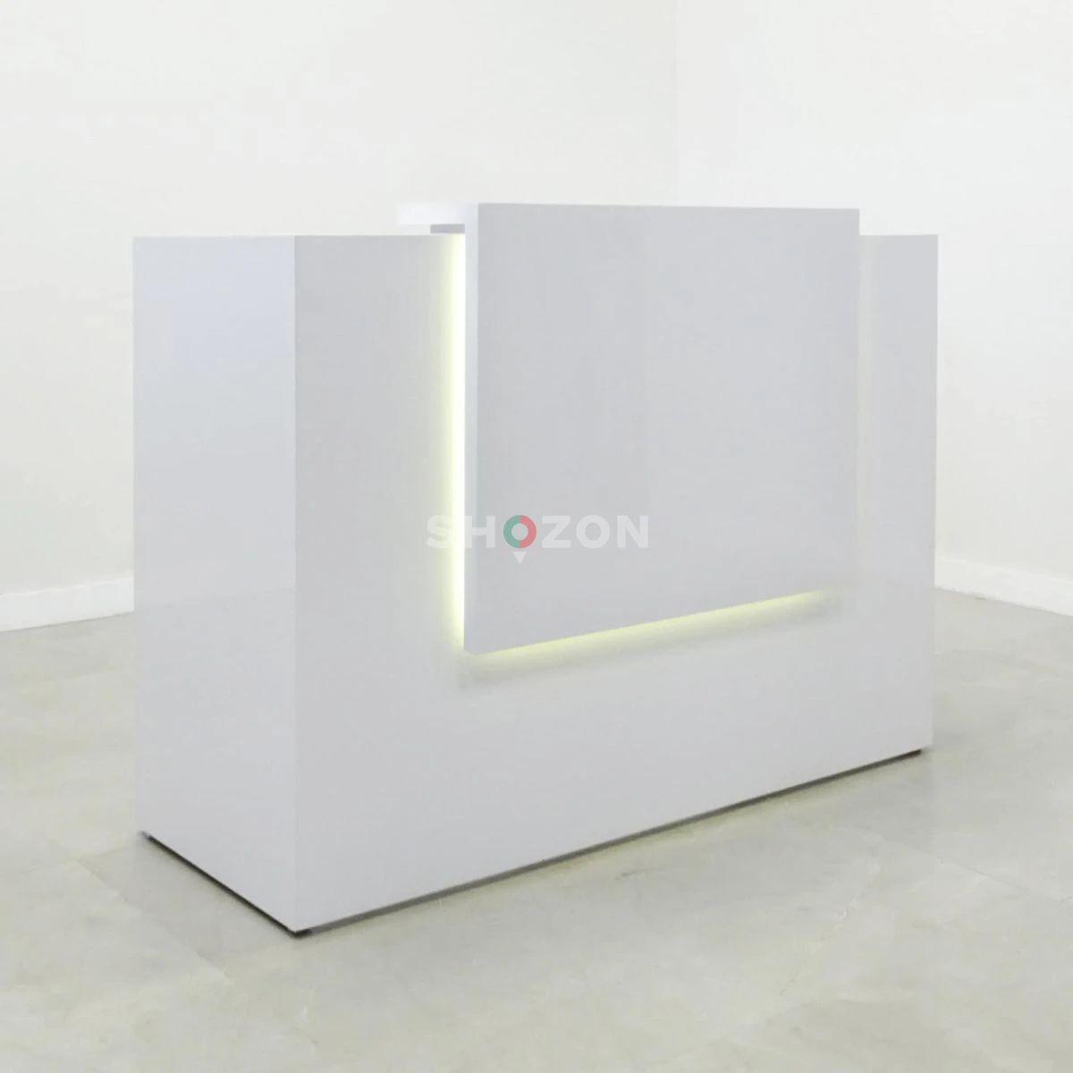Salon multi-level reception desk