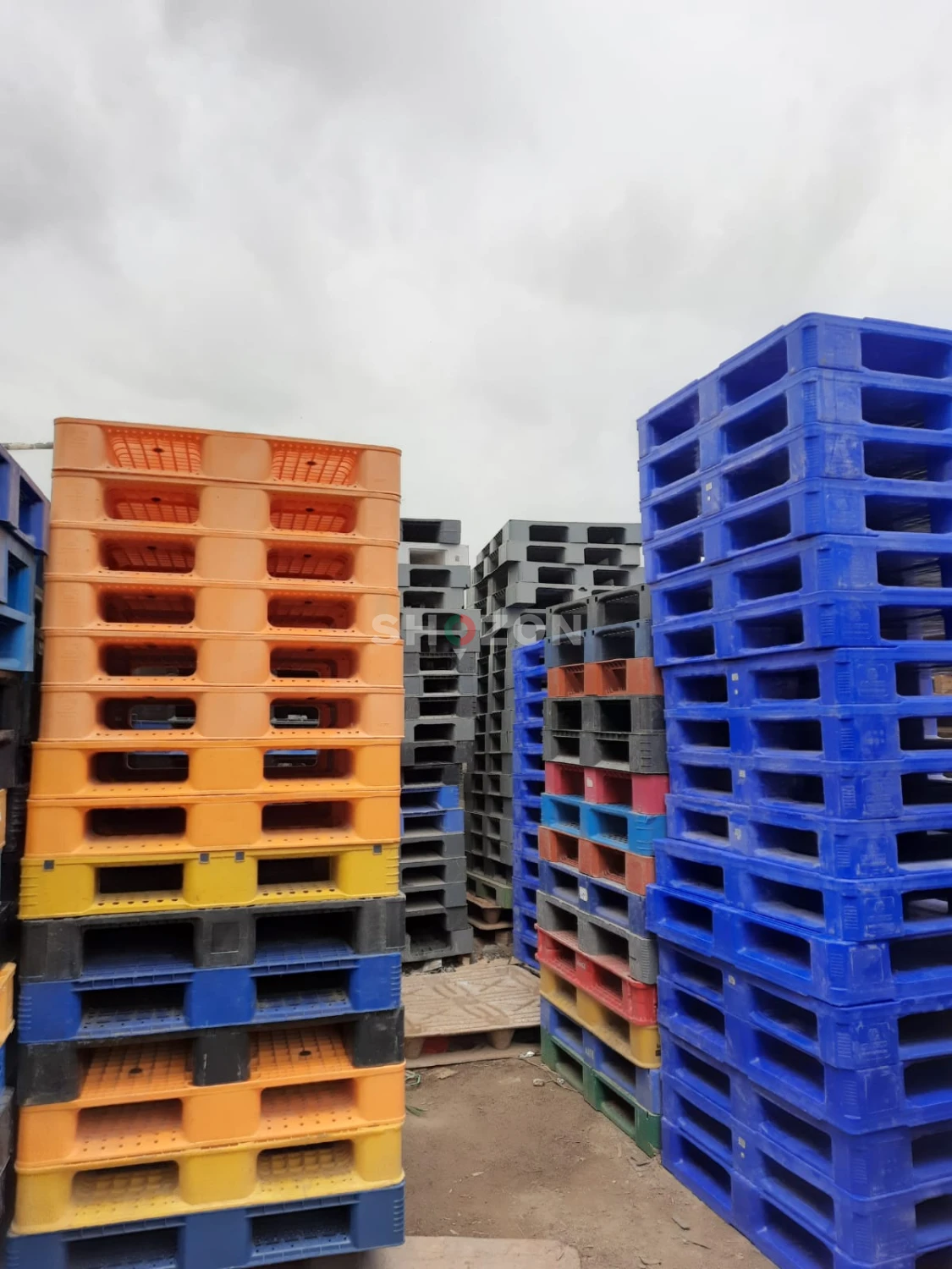 Used Plastic Pallets – Perfect for Storage and Transport!