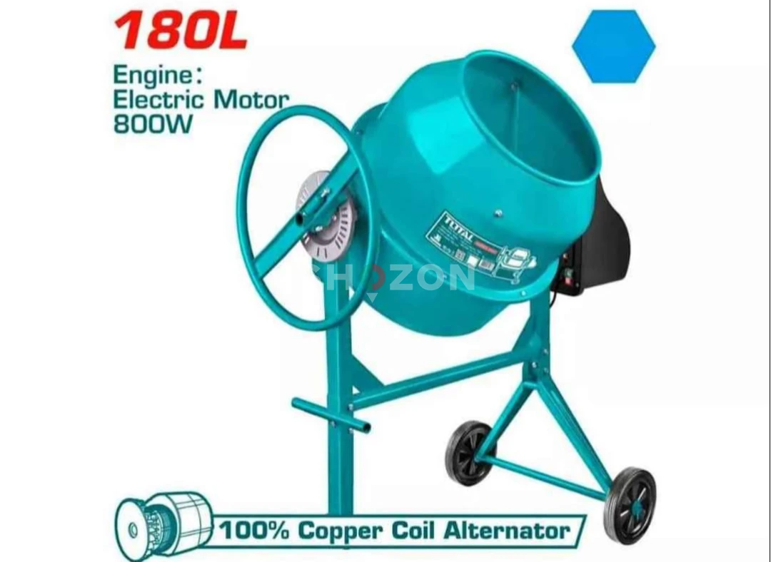 180L Electric Cement Mixer – Perfect for Your Construction Needs!