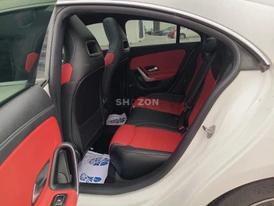 Premiun Interior Mercedes-Benz CLA 250-Class with Sporty Red and Black Leather Seats