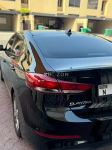 Sleek Black Hyundai Elantra with Advanced Features