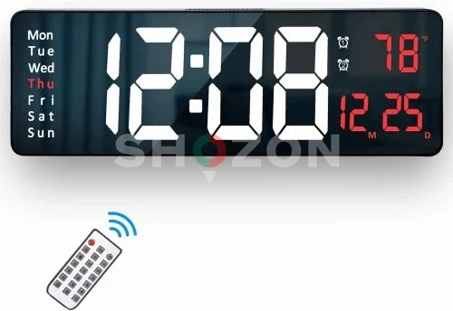 Large Digital Clock with Remote Control