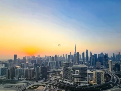 Fully Furnished 3BR + Maid | Burj Khalifa View