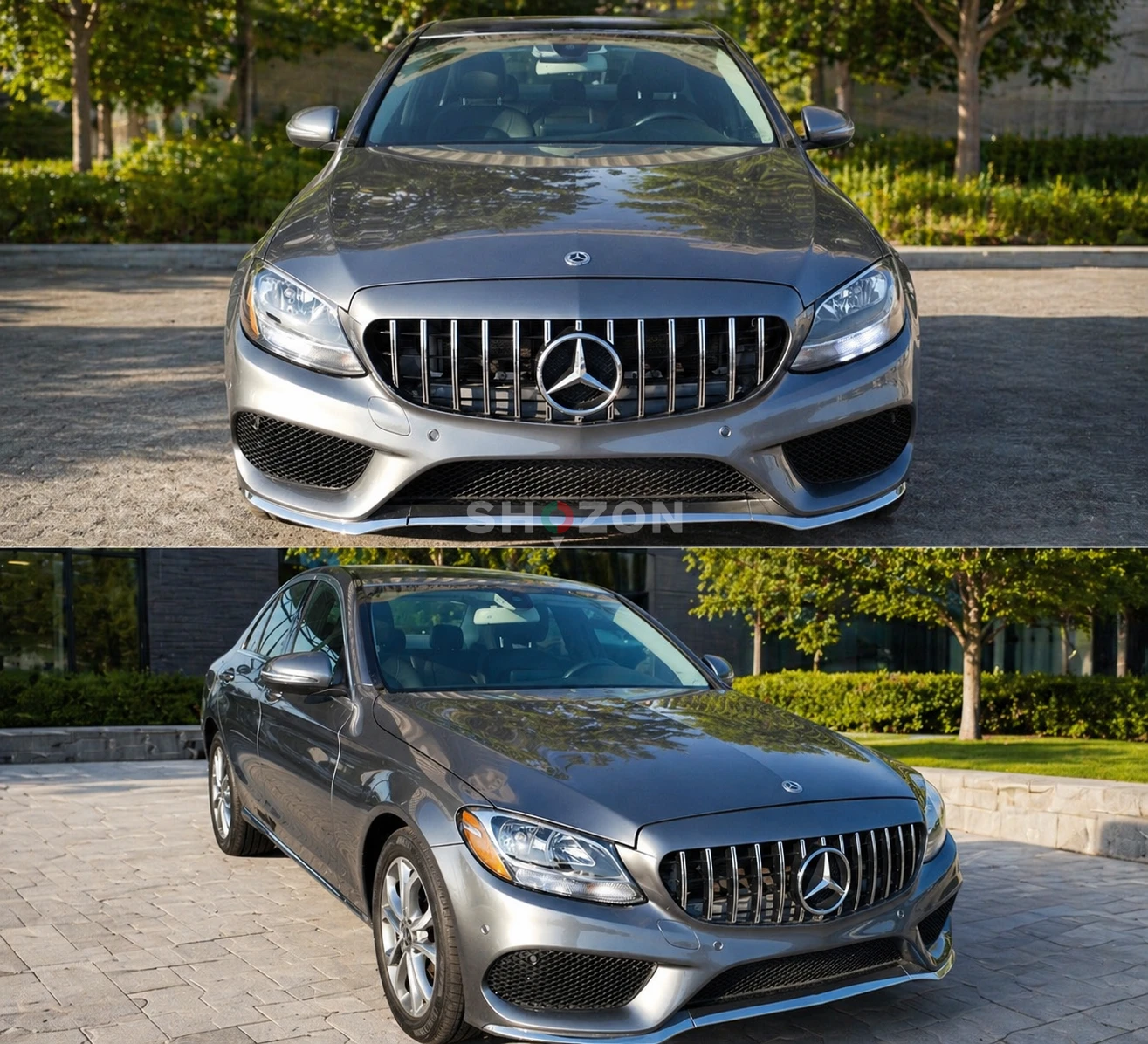 Mercedes-Benz C-Class Stylish Grey Sedan