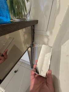 1 large mirror with draws