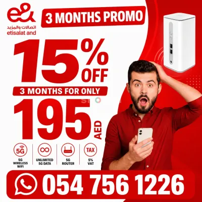 5G Router with Unlimited Data