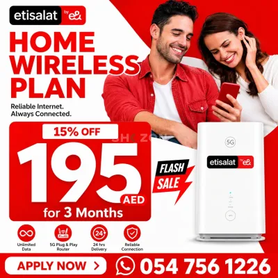 Etisalat Home WiFi 5G service throughout UAE