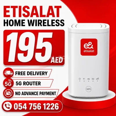 Etisalat home wifi internet connection 5G 0547561226