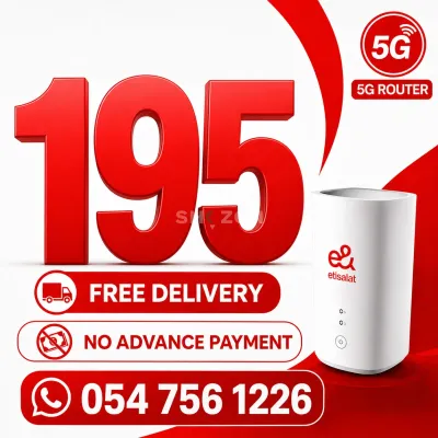Etisalat home wifi internet connection 15% discount 