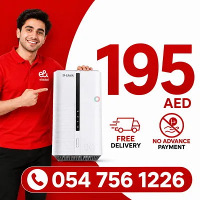 Etisalat home wifi internet connection all over UAE 