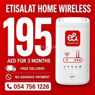 Etisalat home wifi internet connection all over UAE  0547561226 call or whatsapp 