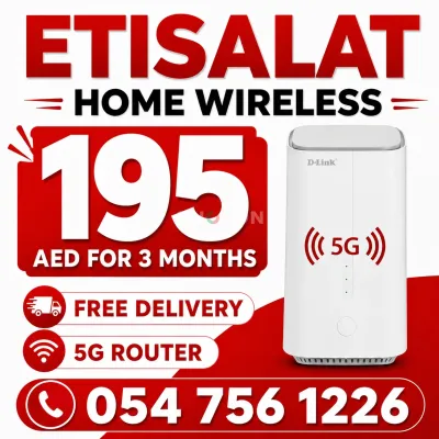 Etisalat home wifi internet service 5G 0547561226