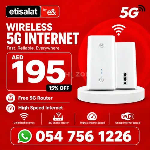 15% discount for all customers etisalat home wifi internet
