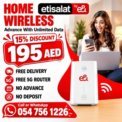 Etisalat home wireless 15% discount 