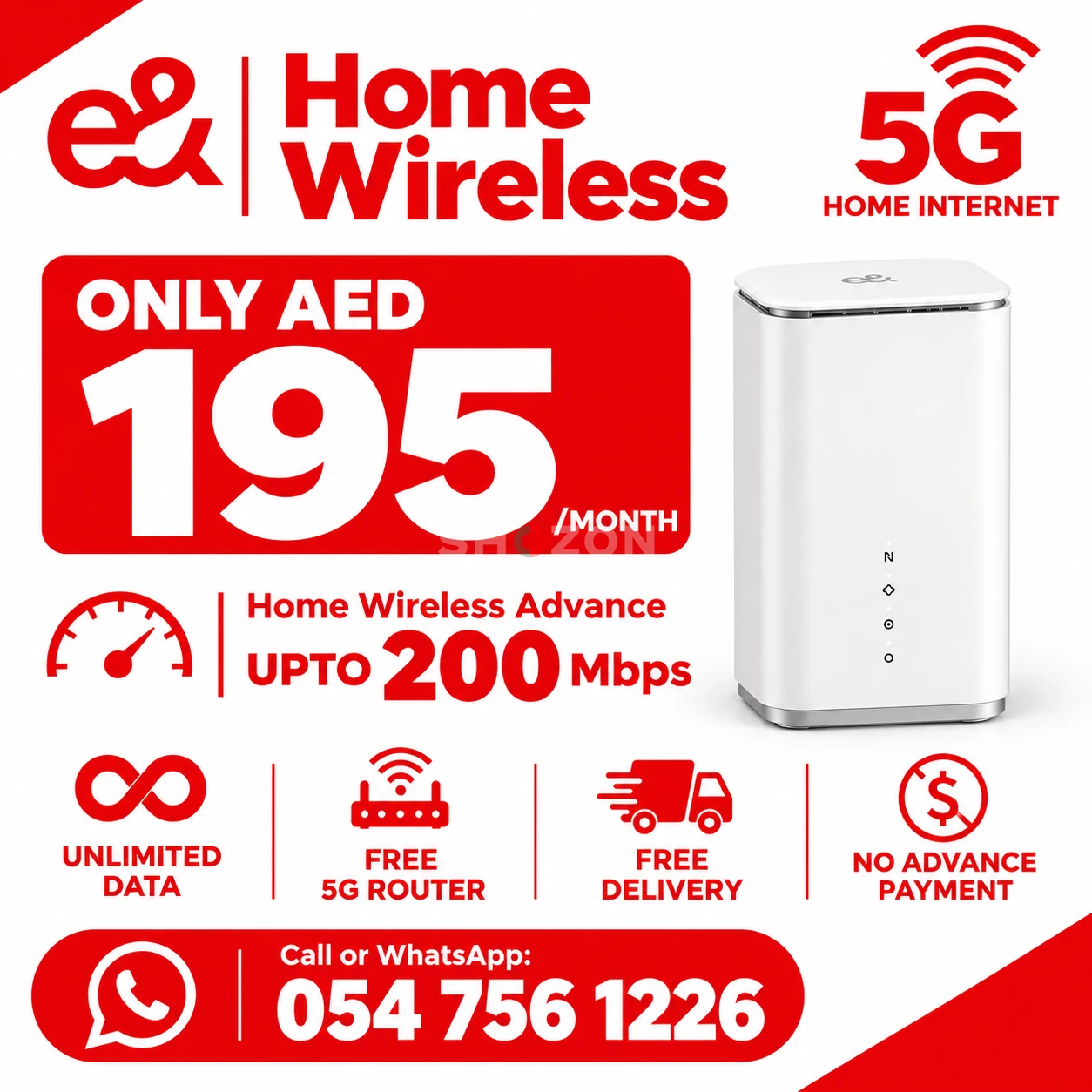 Etisalat new offer 15% discount Etisalat Home Wireless Device
