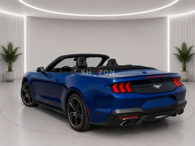 2024 Ford Mustang EcoBoost Convertible | 22,970 KM | Blue | Fully Loaded