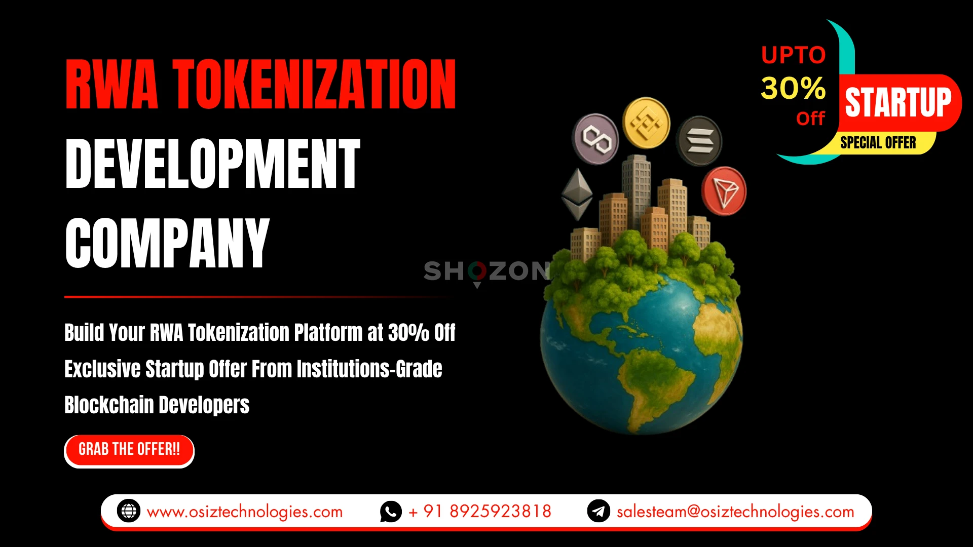 Build Your RWA Tokenization Platform at 30% Off - Exclusive Startup Offer From Institutions-Grade Blockchain Developers