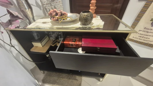 Elegant Mirrored Cabinet bar