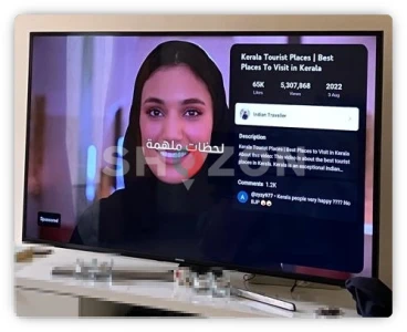 55 Smart UHD TV with Stand (Good Condition)