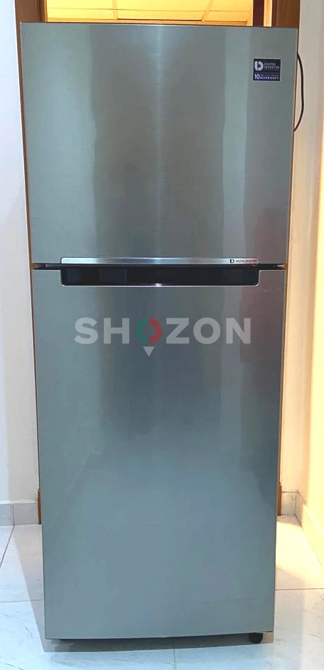 Samsung Refrigerator – 360L Top Mount Refrigerator Double Door, Silver, Inverter Compressor